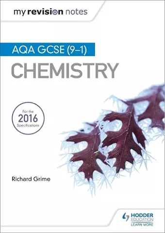 My Revision Notes: AQA GCSE (9-1) Chemistry cover