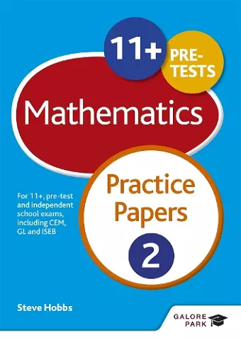 11+ Maths Practice Papers 2 cover