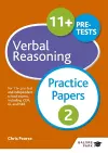 11+ Verbal Reasoning Practice Papers 2 cover