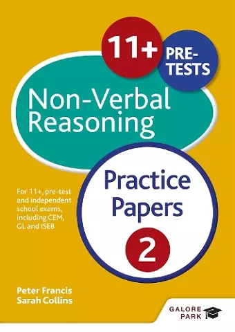 11+ Non-Verbal Reasoning Practice Papers  2 cover