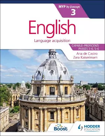 English for the IB MYP 3 cover