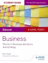 Edexcel A-level Business Student Guide: Theme 3: Business decisions and strategy cover