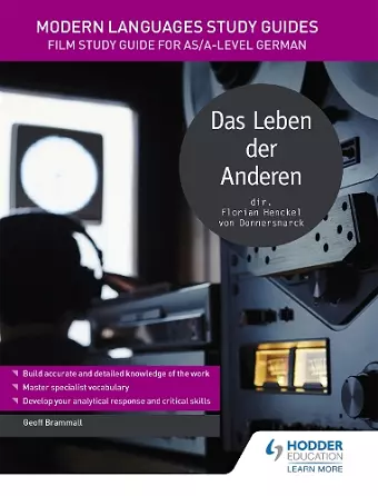 Modern Languages Study Guides: Das Leben der Anderen cover