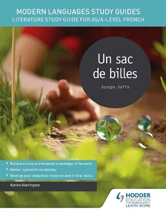 Modern Languages Study Guides: Un sac de billes cover