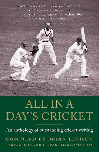 All in a Day's Cricket cover