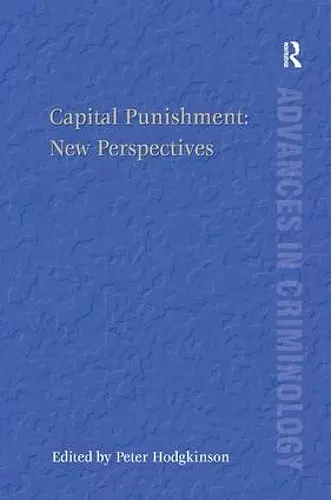 Capital Punishment: New Perspectives cover