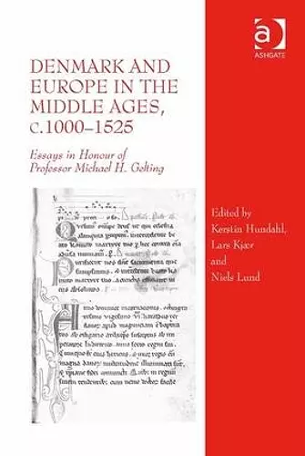 Denmark and Europe in the Middle Ages, c.1000–1525 cover