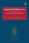 Shaping US Military Law cover