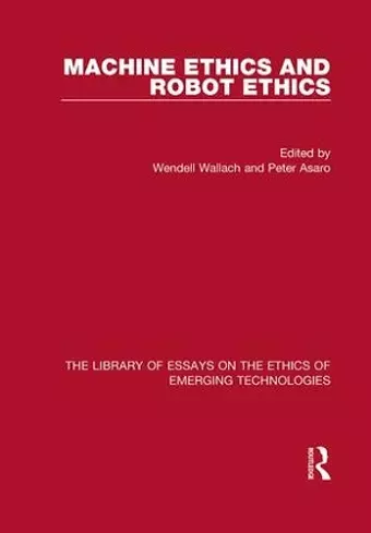 Machine Ethics and Robot Ethics cover