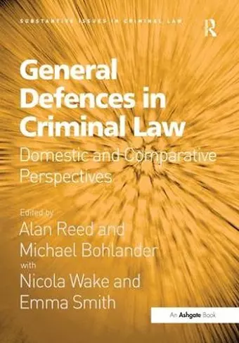 General Defences in Criminal Law cover