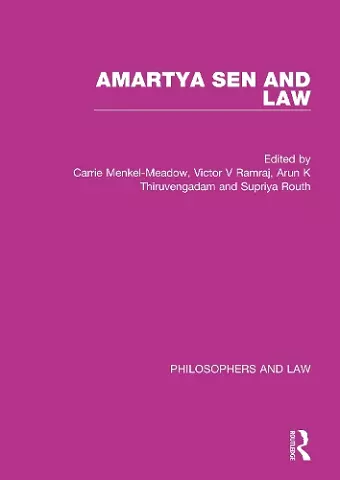 Amartya Sen and Law cover