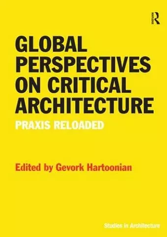 Global Perspectives on Critical Architecture cover