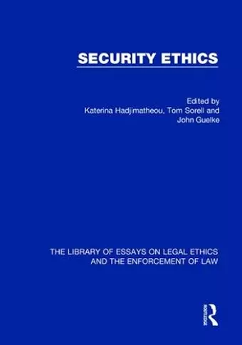 Security Ethics cover