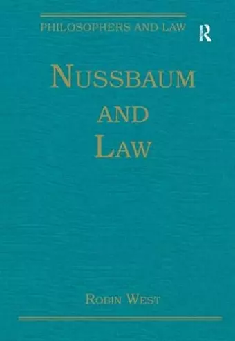 Nussbaum and Law cover