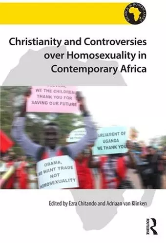 Christianity and Controversies over Homosexuality in Contemporary Africa cover