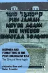 Memory and Forgetting in the Post-Holocaust Era cover