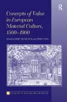 Concepts of Value in European Material Culture, 1500-1900 cover