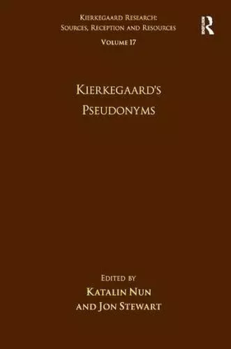 Volume 17: Kierkegaard's Pseudonyms cover