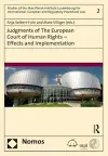 Judgments of the European Court of Human Rights - Effects and Implementation cover