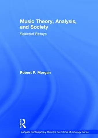 Music Theory, Analysis, and Society cover