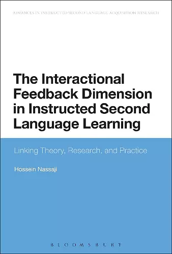 The Interactional Feedback Dimension in Instructed Second Language Learning cover