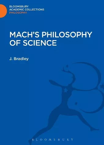 Mach's Philosophy of Science cover