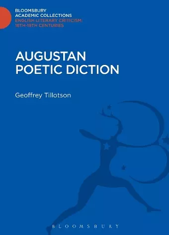 Augustan Poetic Diction cover