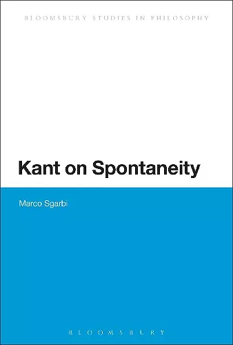 Kant on Spontaneity cover