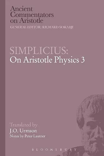 Simplicius: On Aristotle Physics 3 cover
