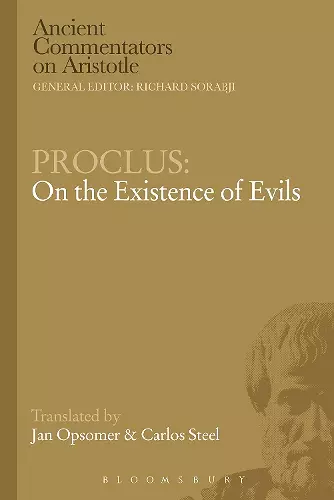Proclus: On the Existence of Evils cover