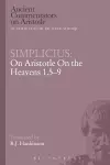 Simplicius: On Aristotle On the Heavens 1.5-9 cover