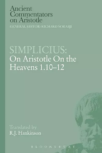 Simplicius: On Aristotle On the Heavens 1.10-12 cover