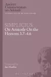Simplicius: On Aristotle On the Heavens 3.7-4.6 cover