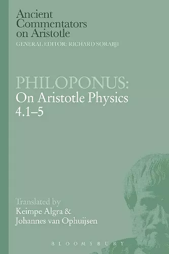 Philoponus: On Aristotle Physics 4.1-5 cover