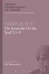 Simplicius': On Aristotle On the Soul 3.1-5 cover
