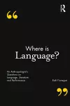 Where is Language? cover