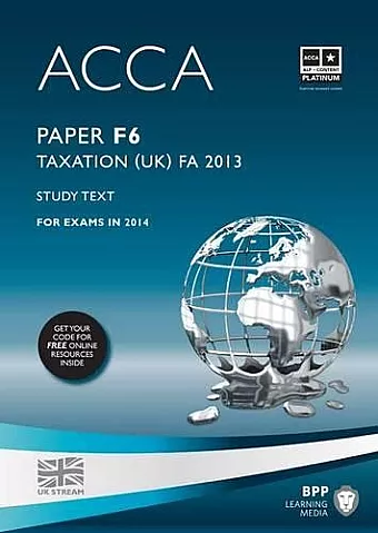 ACCA F6 Taxation FA2013 cover