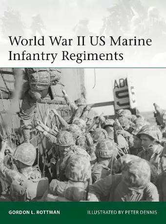 World War II US Marine Infantry Regiments cover