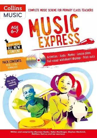 Music Express: Age 6-7 (Book + 3CDs) cover