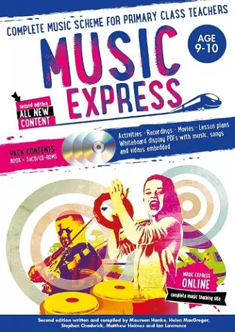 Music Express: Age 9-10 (Book + 3CDs + DVD-ROM) cover