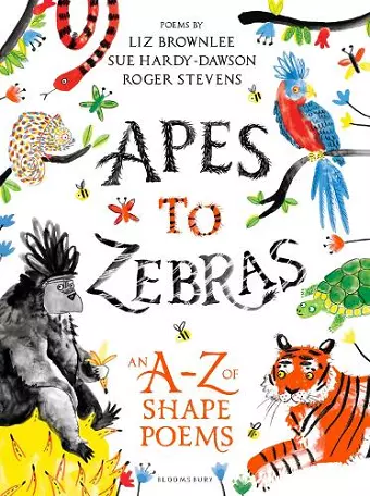 Apes to Zebras: An A-Z of Shape Poems cover