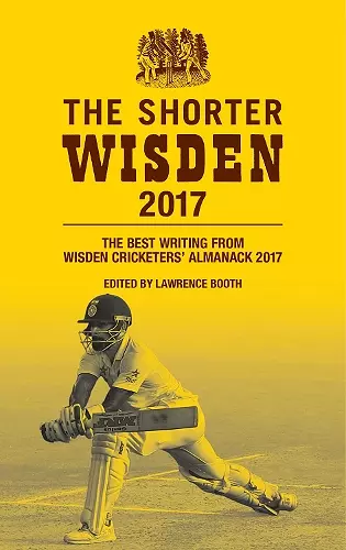 Wisden Cricketers' Almanack 2017 cover