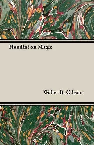 Houdini on Magic cover