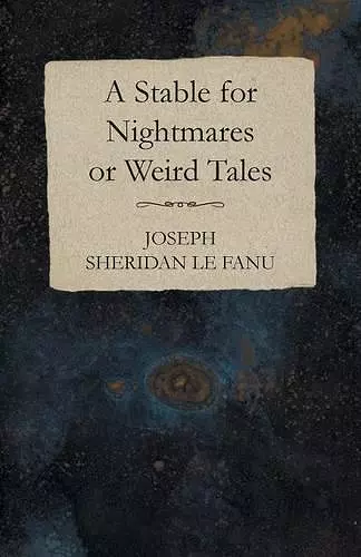 A Stable for Nightmares or Weird Tales cover