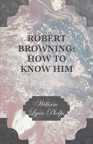 Robert Browning cover