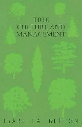 Tree Culture and Management cover