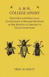 A. & M. College Apiary - Together with Practical Suggestions in Modern Methods of Bee Keeping as Applied to Texas Conditions cover