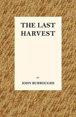 The Last Harvest cover