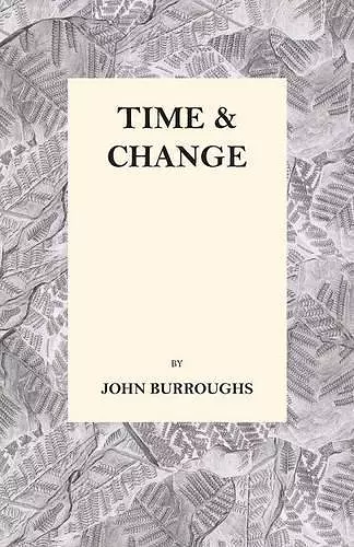 Time and Change cover