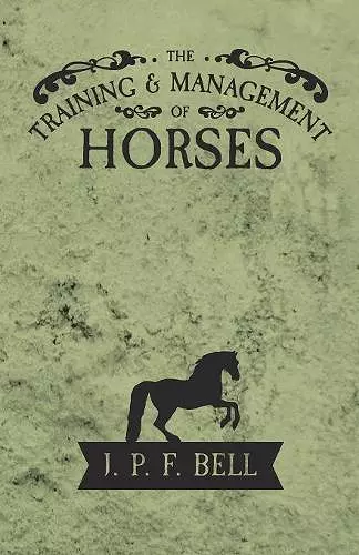 The Training and Management of Horses cover